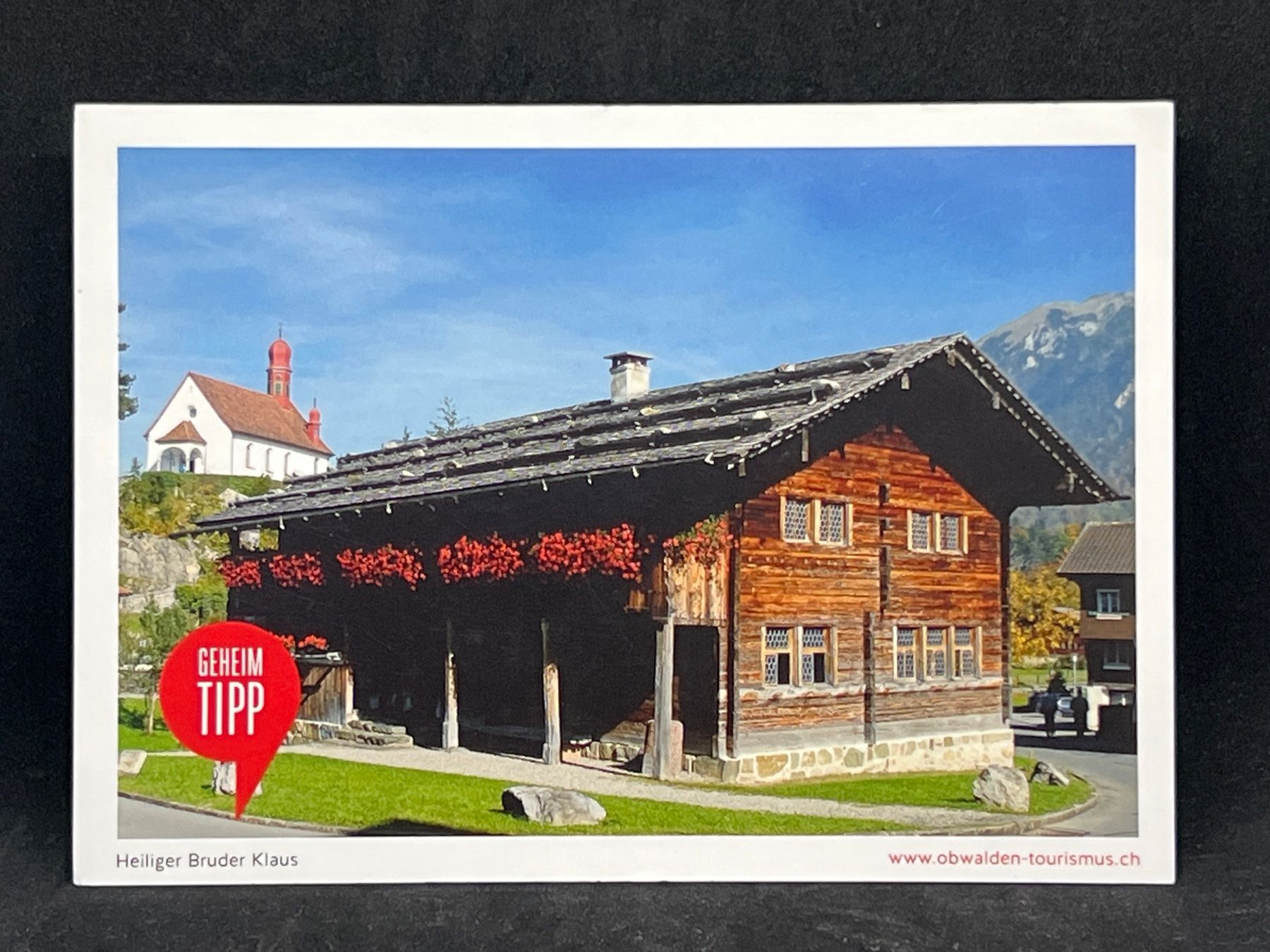 Cartoline postali: Ansichtskarte: Heiliger Bruder Klaus, Kraftort Flüeli-Ranft – Usato da Widnau venduto da Brusi9