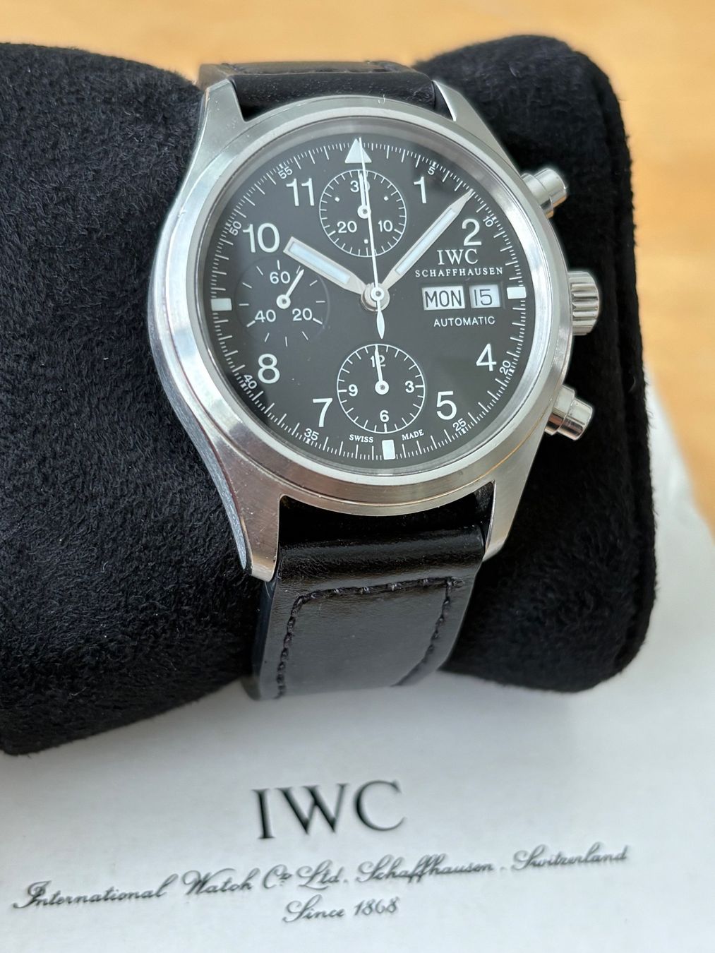 IWC Uhren: IWC Flieger Chronograph IW370603 – Gebraucht aus Birsfelden von Mynos 3