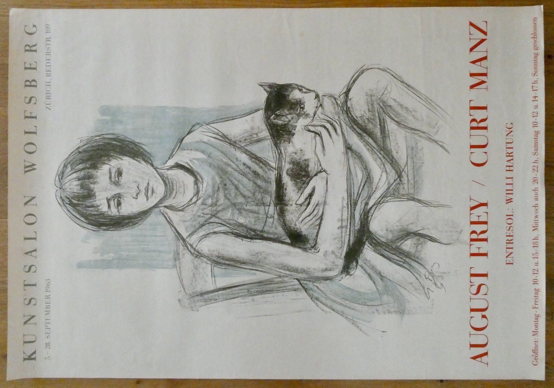 Foto & Immagini: Original Ausstellungsplakat  Frey / Manz – Usato da Lüchingen venduto da Eeizo 1