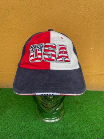 Vintage Y2K Cap USA 6-panel Embroidered