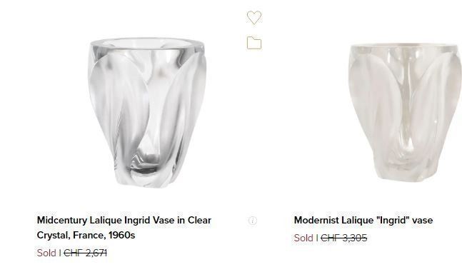 Vasi & Recipienti: Lalique, vase Ingrid Cristal – Nuovo (secondo la descrizione) da Lausanne venduto da gmax8995 8