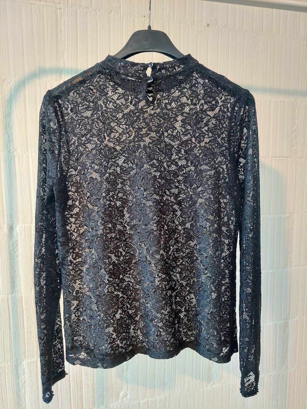 Zara Camicette: Damen Spitzenbluse ZARA schwarz Langarm Gr. M – Usato da Sursee venduto da juliia_725 3