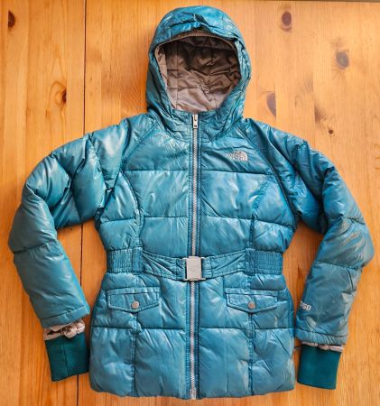 The North Face Jacke 550 Gr. M Girls türkis Kaputze