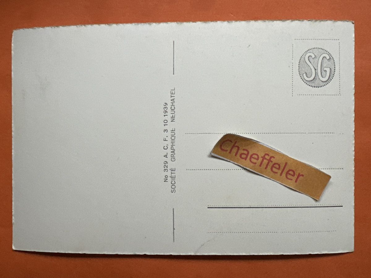 Ansichtskarten: 3281 - Vossonay – Gebraucht aus Zürich von Chaeffeler 1