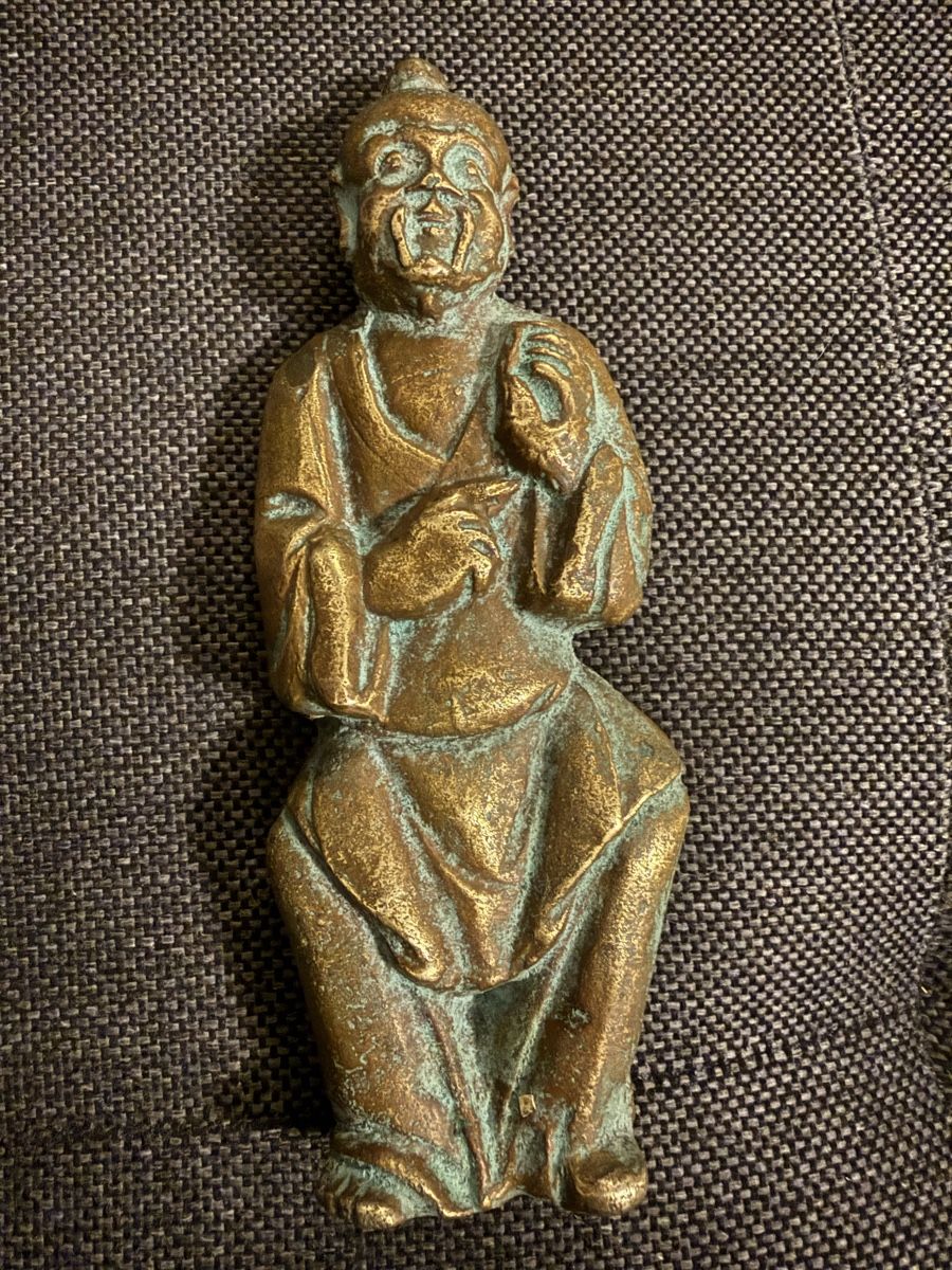 Skulpturen & Statuen: Buddhistischer Mönch aus Messing – Gebraucht aus Buchs SG von and_d8tp