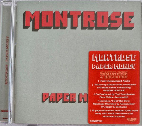 CDs: Montrose – Paper Money – Gebraucht aus Sargans von Soraya3