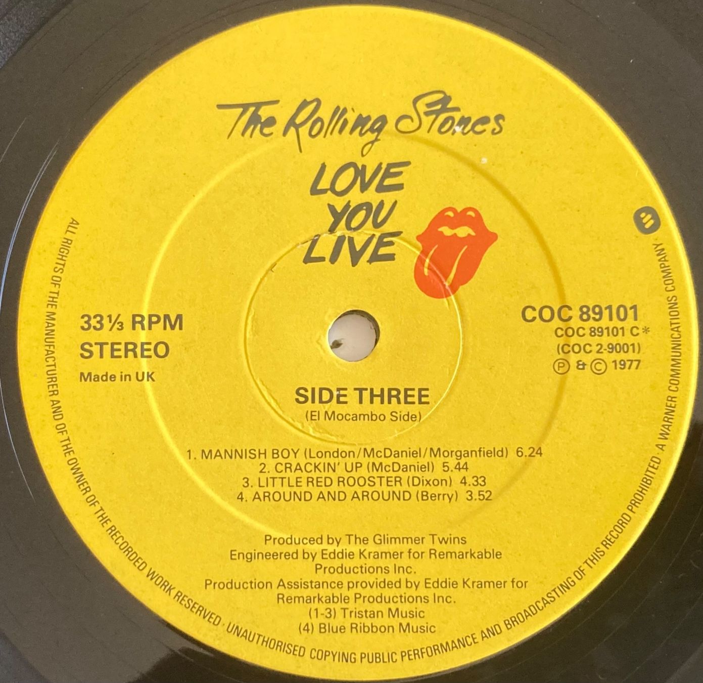 Schallplatten: THE ROLLING STONES - LOVE YOU LIVE – Gebraucht aus Poliez-Pittet von Newtown-Records 5
