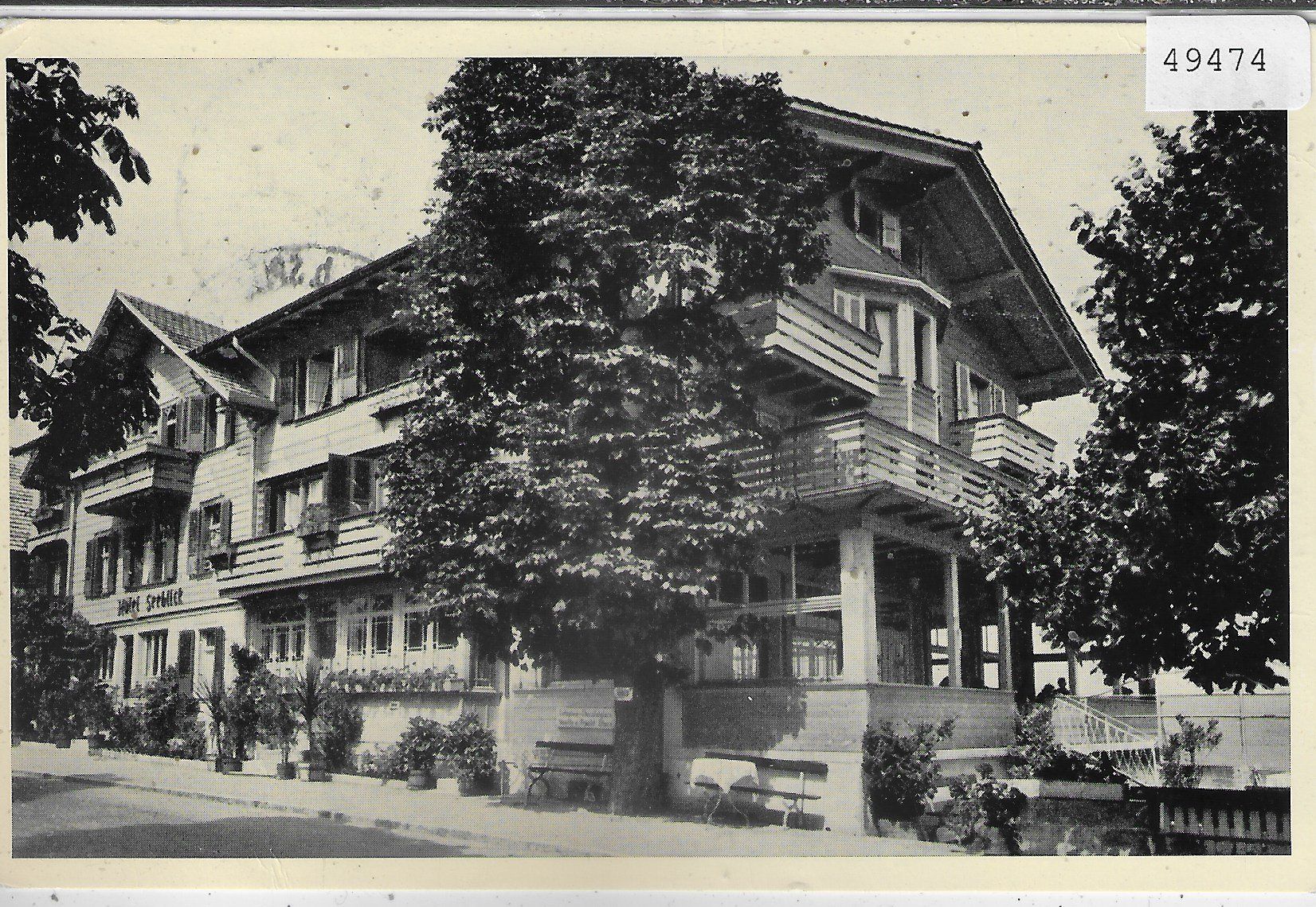Ansichtskarten: Hotel Seeblick Aeschi ob Spiez – Gebraucht aus Ettingen von Kartenplanet