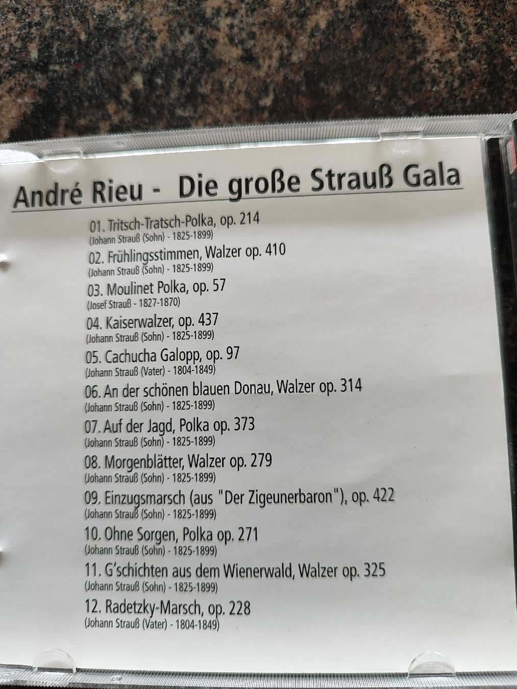 CDs: CD von André Rieu "die grosse Strauss Gala" – Gebraucht aus Madiswil von marmotte63 3