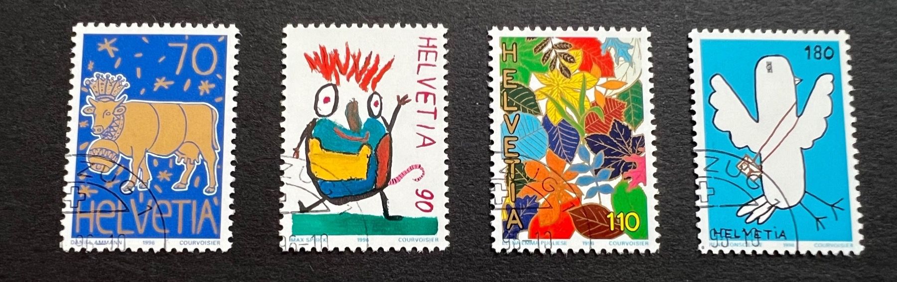 Tutti i francobolli: Publikumswettbewerb 1996 gestempelt – Nuovo (secondo la descrizione) da Hünenberg See venduto da wer_5286