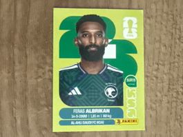 Panini FIFA World Cup 2026 Sticker Feras Albrikan KSA 18