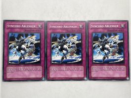 Yu-Gi-Oh! Synchro-Ablenker, 3er Set, Top Zustand! Selten