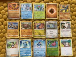 Lot de 15 cartes Pokémon
