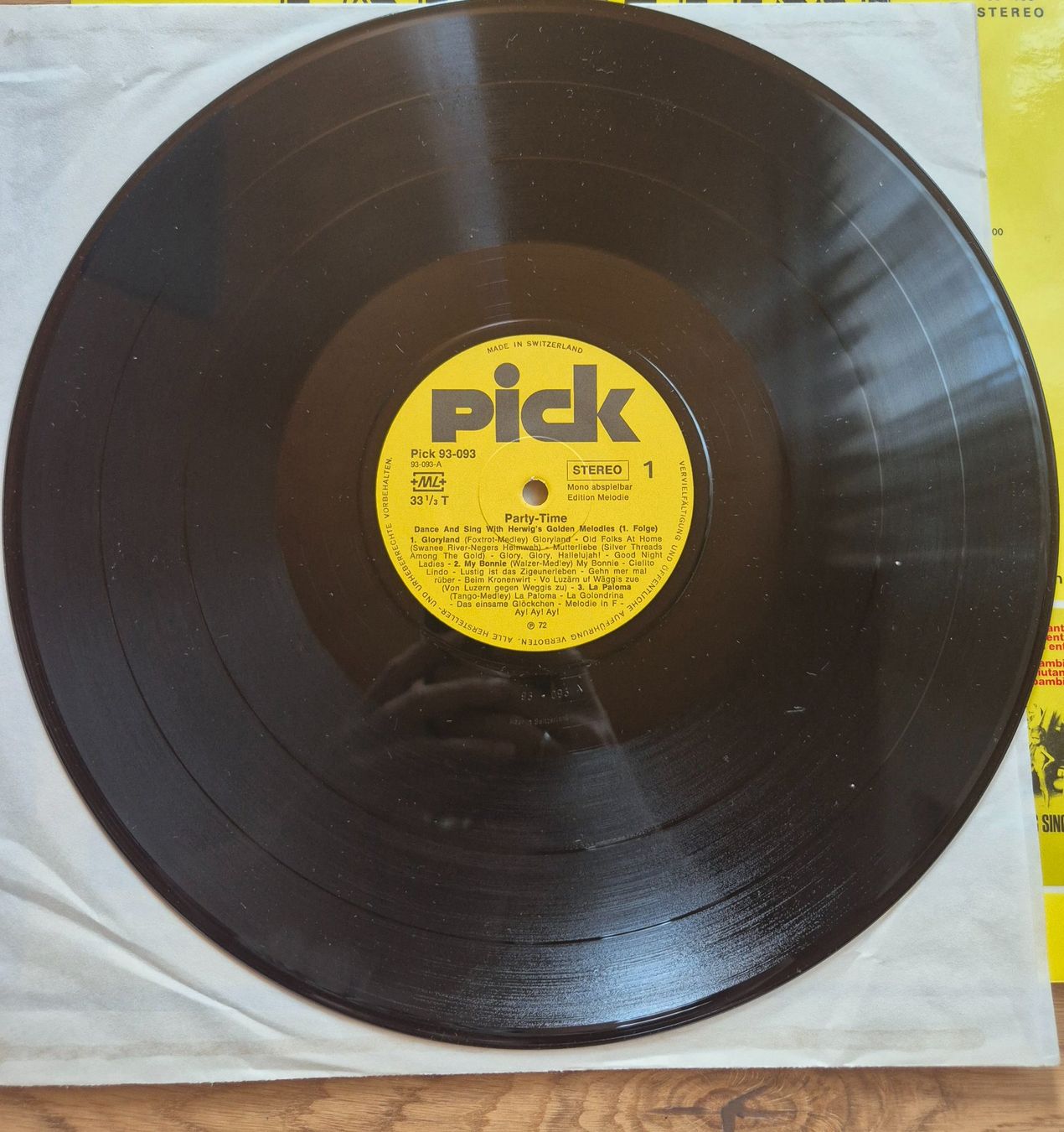 Dischi in vinile: Schallplatte "Party-time" – Usato da Gams venduto da tischi97 1