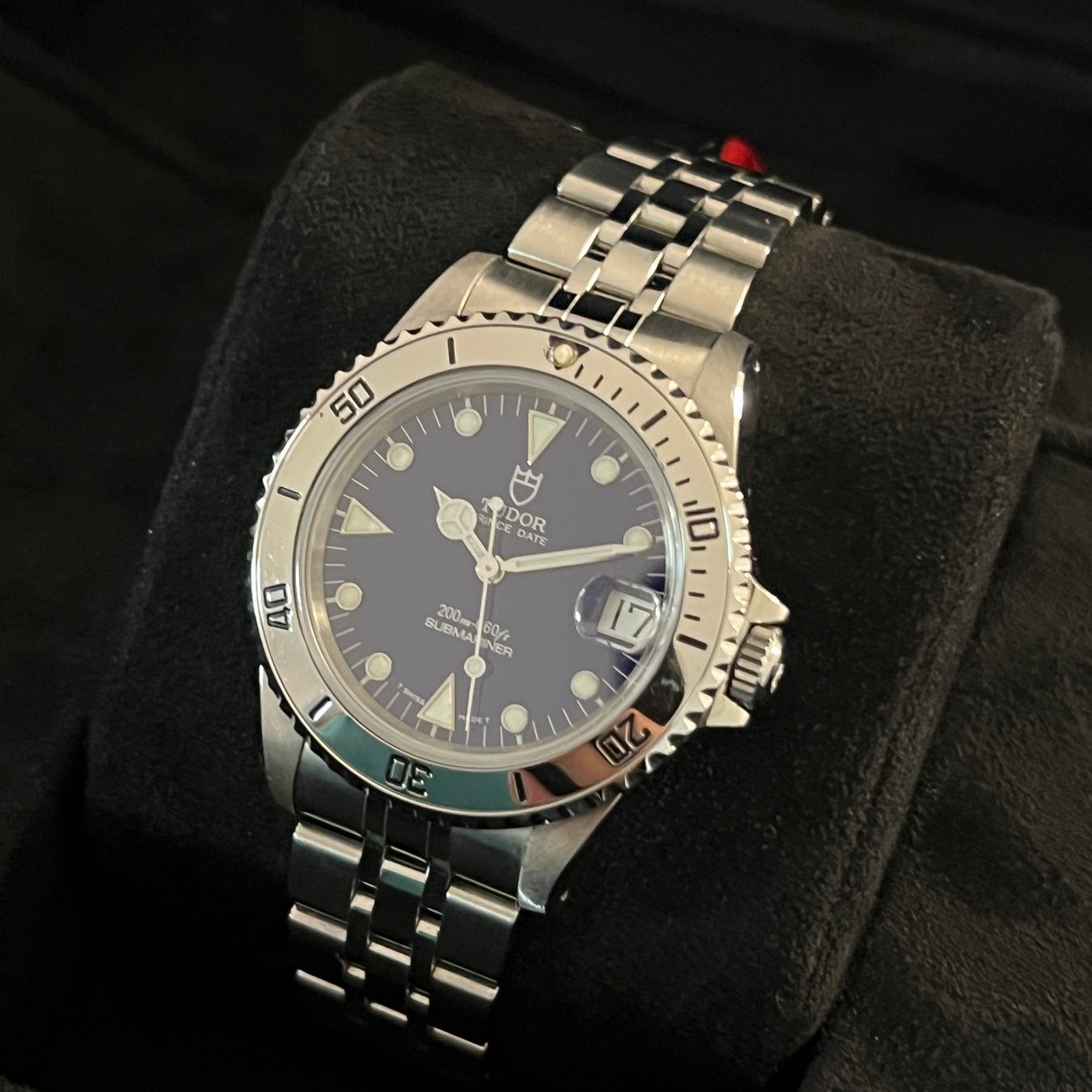 Tudor Uhren: Tudor Submariner Blue Dial Automatic Date 75190 – Gebraucht aus Carouge GE von Watchaser 2