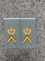 2 Gradabzeichen Feldgrau Wm Wachtmeister Armee Militär