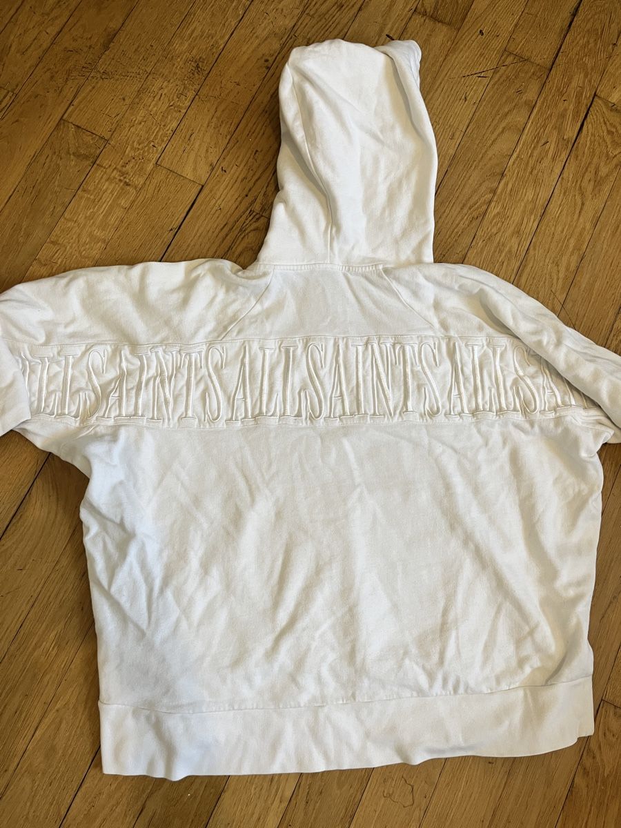 Allsaints Maglioni & Felpe: AllSaints Kapuzenpullover weiss Grösse XS – Usato da Zürich venduto da lunie1234