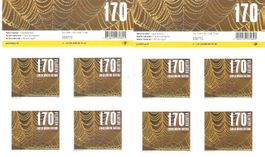 1.70 10x 10er-Heftchen selbstklebend "wie von der Post"