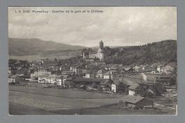 1912, PORRENTRUY, QUARTIER DE LA GARE
