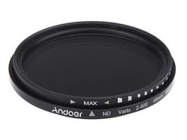 VARIABLER ND-FILTER 49mm - ND2 BIS ND400 - FILTERRING