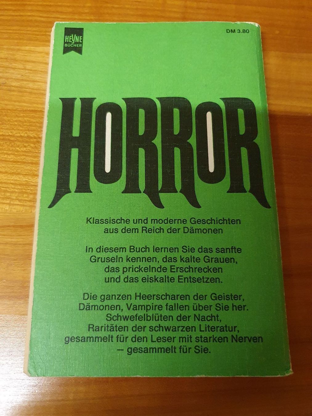 Libri: Heyne 824, Horror 1 – Usato da Oberdorf BL venduto da BaldenEagle 1