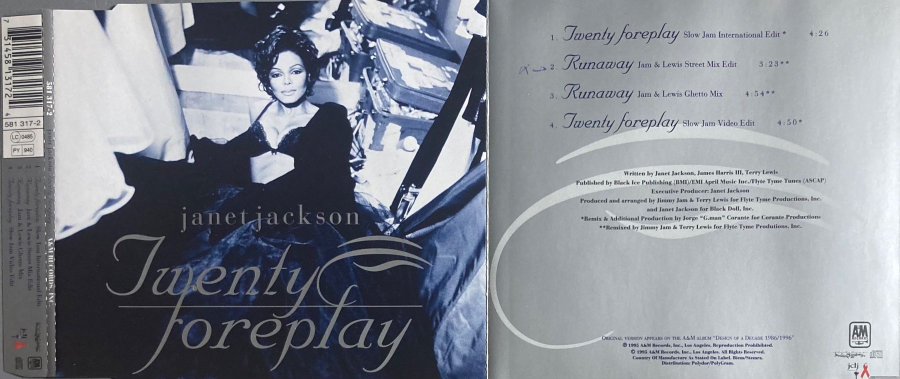 CD: JANET JACKSON - TWENTY FOREPLAY – Usato da Poliez-Pittet venduto da Newtown-Records