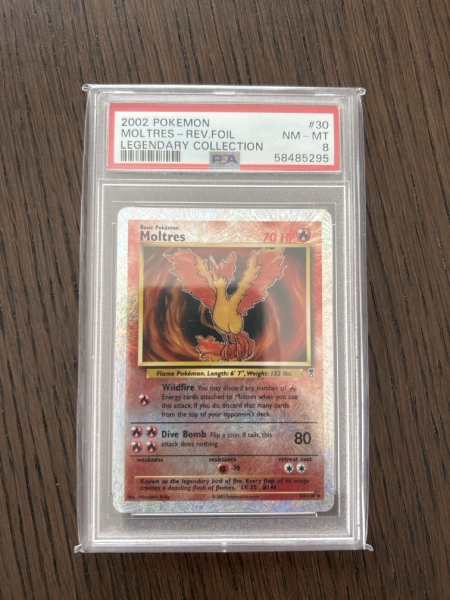 Cartoline: Moltres Legendary collection reverse foil PSA 8 – Nuovo (secondo la descrizione) da Zürich venduto da AinzCHF