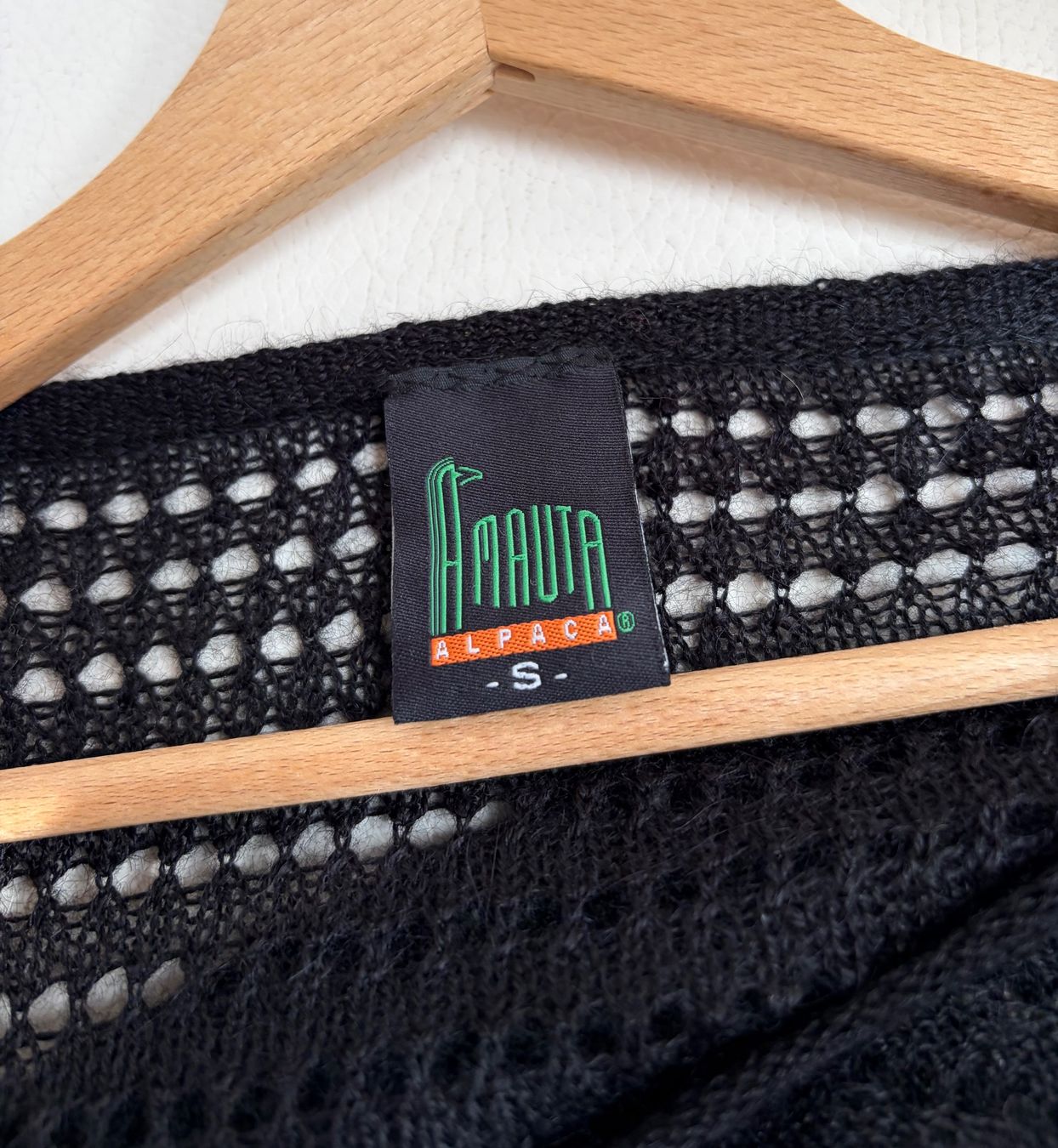 Maglioni & Felpe: Amauta Alpaka Wolle Pullover mit Lochmuster Gr.S – Usato da Unterägeri venduto da Jutka_04 1