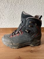 Lowa Wanderschuhe (41), Leder blau/rot
