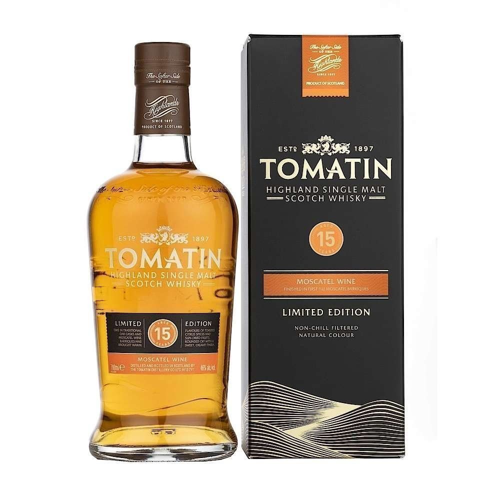 Tomatin Spirituosen: Tomatin "Moscatel Wine" 15 Jahre Limited Edition – Neu und originalverpackt aus Meggen von baerli1976 1