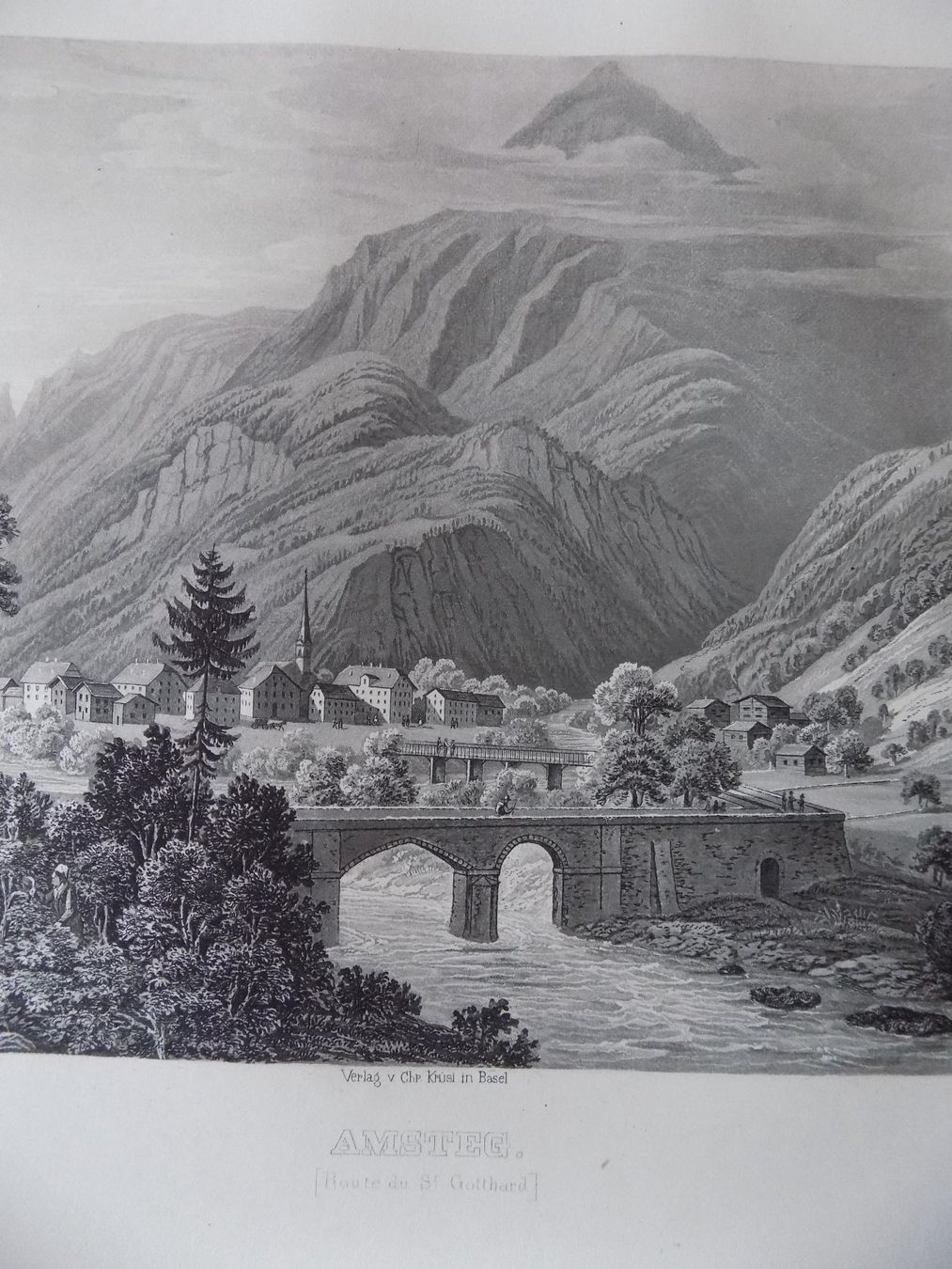 Gravures: Amsteg Uri – D'occasion à Risch par Rischli15 5