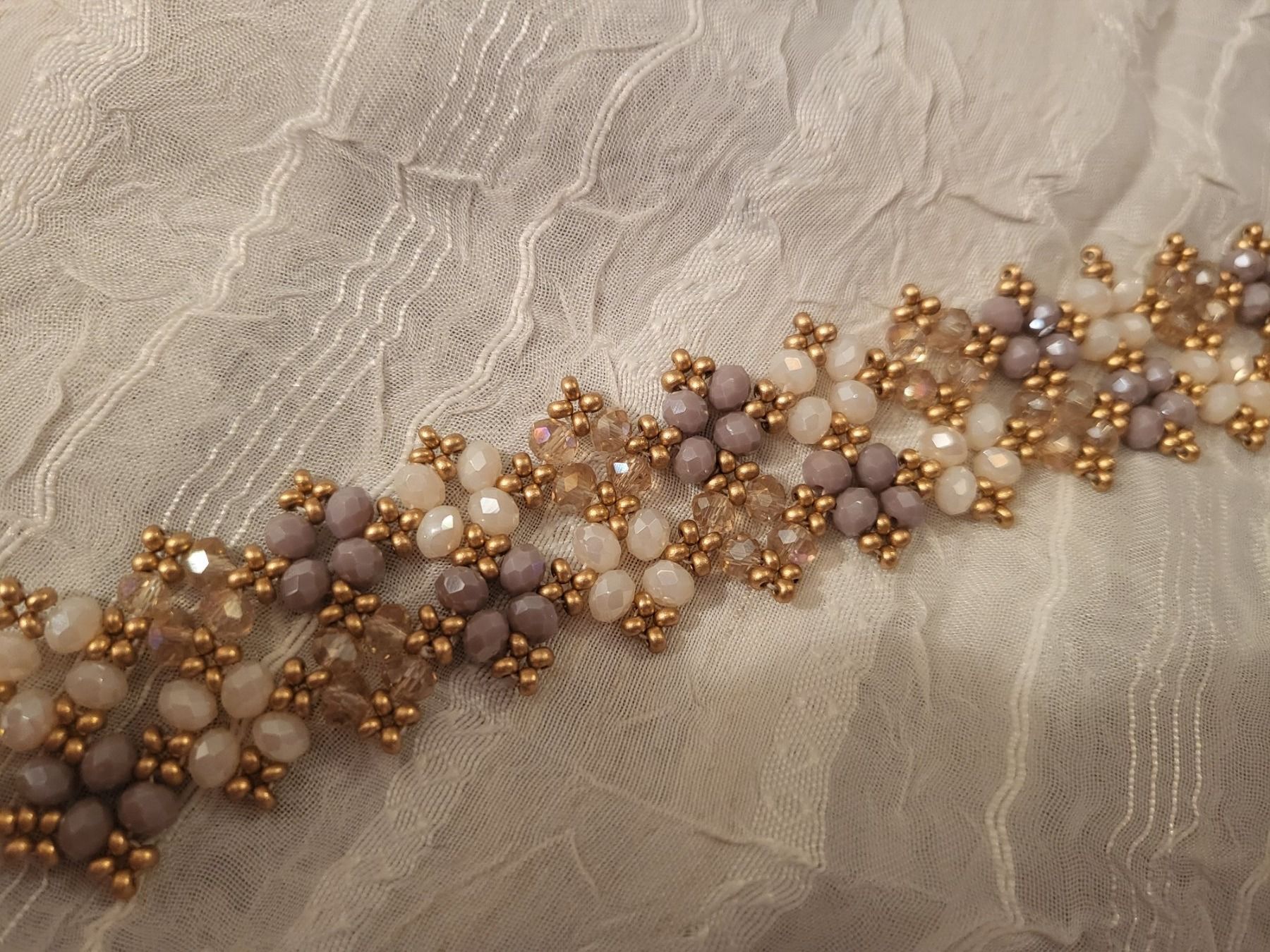 Bracciali & Braccialetti: Handgemachte armkette aus glasperlen – Nuovo (secondo la descrizione) da Dietikon venduto da Eleda 1