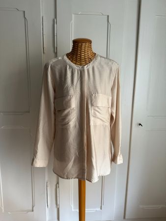ESPRIT - Satin Bluse crème fliessend 36