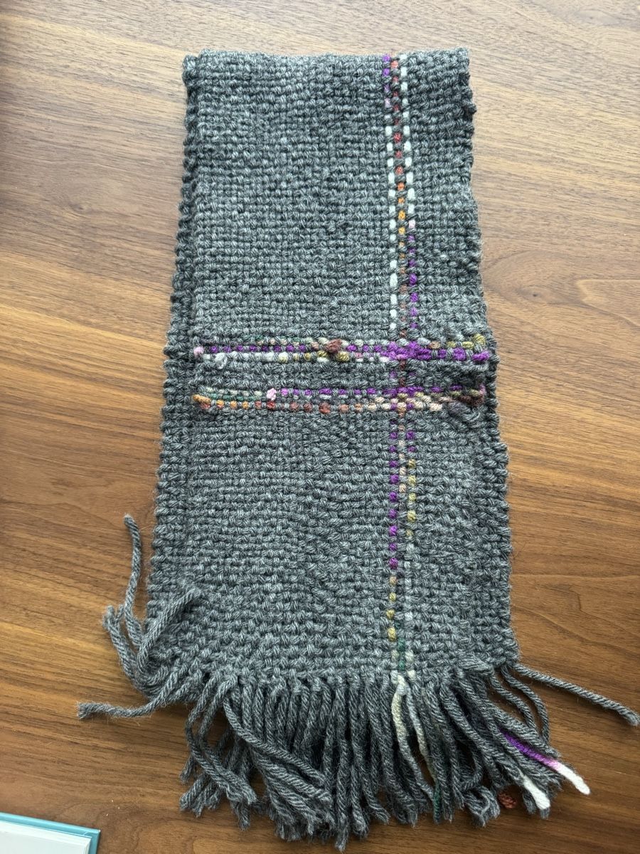 Foulard & Sciarpe: Handmade Knitted Scarf Grey Wool Winter Accessory Nice! – Nuovo (secondo la descrizione) da Zürich venduto da alieacelina 2