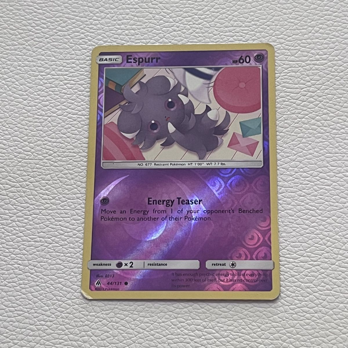 Pokémon Carte collezionabili: Pokémon Espurr 44/131 reverse EN – Usato da Le Grand-Saconnex venduto da Koko.hime_ 2