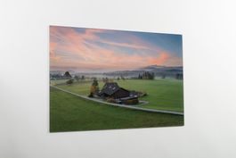 Wandbild Landschaft Fürstenland mit Säntis 75x50cm