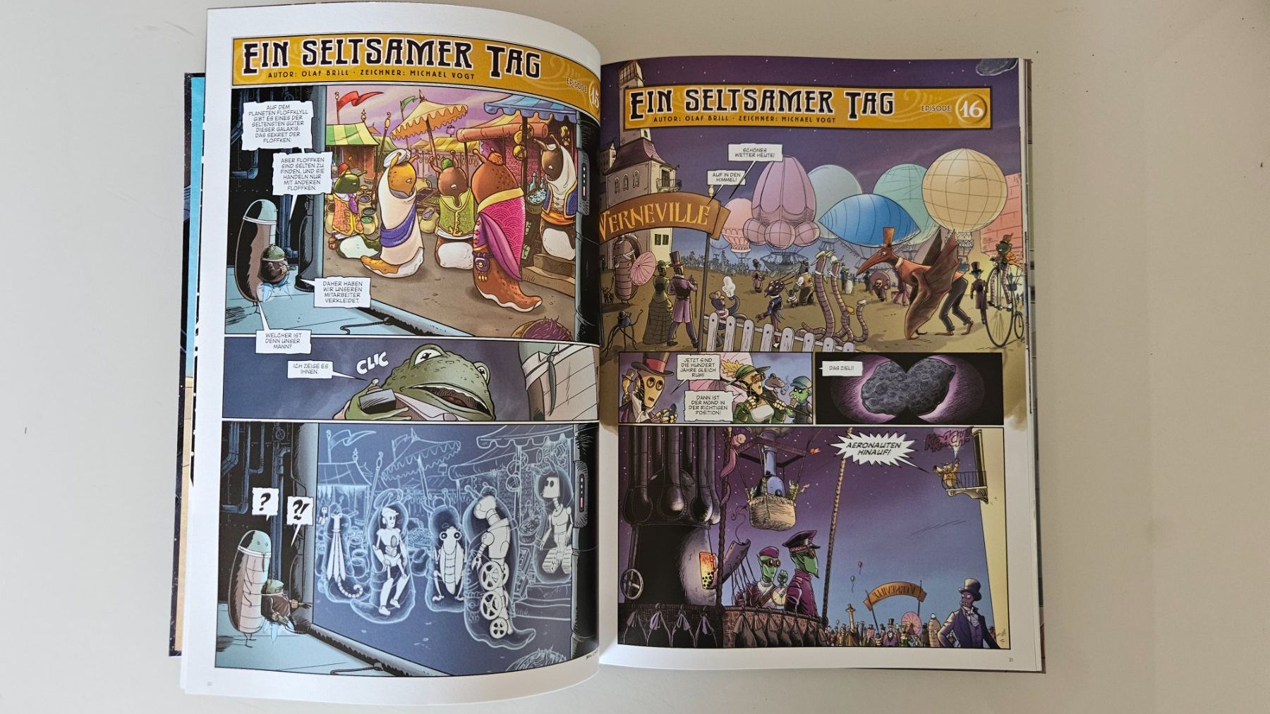 Fumetti: Comic: Ein seltamer Tag — Die transuniversale Eisenbahn – Usato da Basel venduto da True_Hofer_Store 4