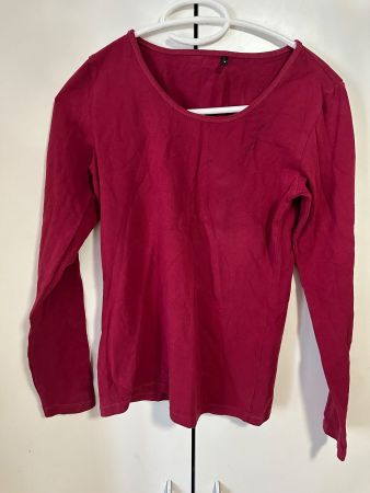 Beerenfarbiges Langarmshirt von Only (XS)