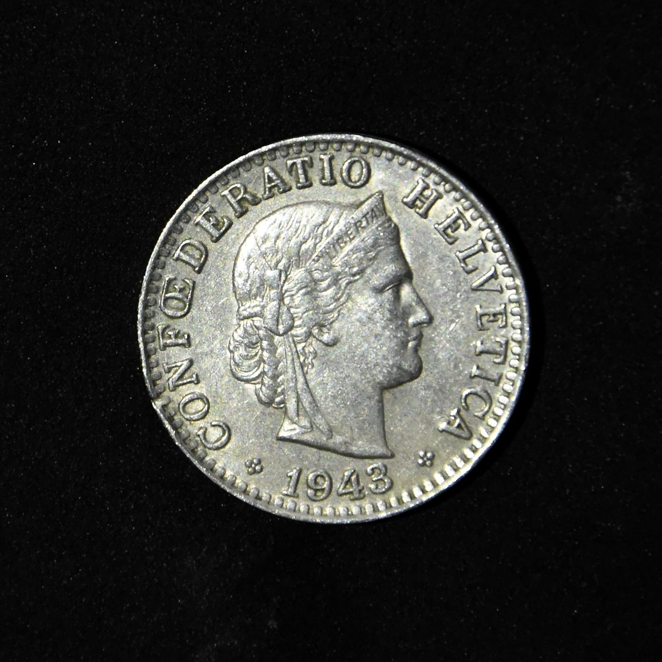 Tutti le monete: 20 centimes suisse, 1943 – Usato da Belmont-sur-Yverdon venduto da bichet02 1