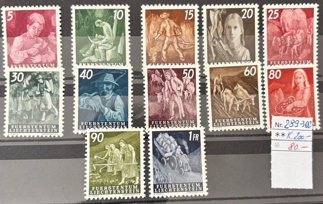 Tous les timbres: Fürstentum Liechtenstein – Neuf (Voir description) à Nidau par sch_l8zp
