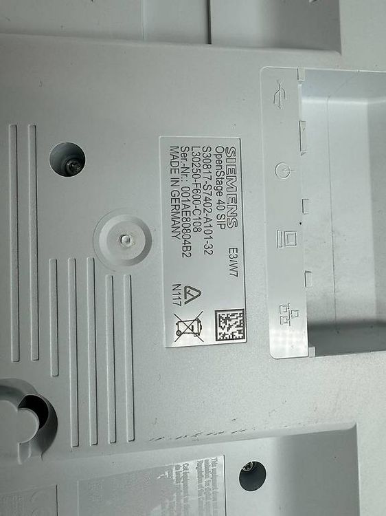 Siemens/Unify OpenStage 40 SIP weiss 4