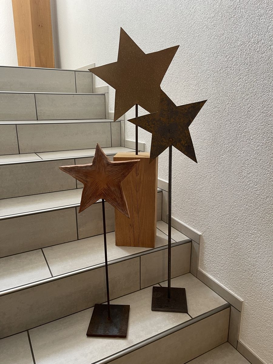 Sculture & Statue: Metallsterne Kunsthandwerk – Nuovo (secondo la descrizione) da Weingarten-Kalth venduto da 53solti 5
