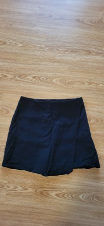 Skort noir effet croisé