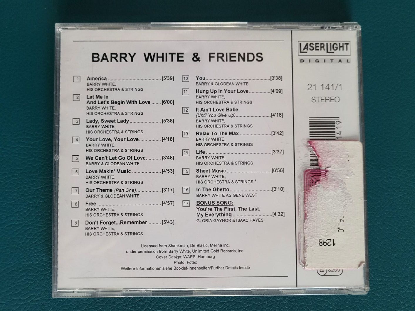 CDs: Barry White CD – D'occasion à Gossau SG par tano09 1
