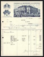 Rechnung Stabio, P. Realini, co., Fabriq