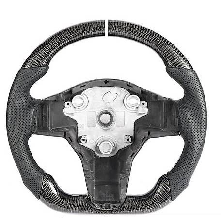Alle Autoersatzteile: Tesla Carbon Lenkrad mit sportlichem design – Gebraucht aus Bülach von Sternthal.ch
