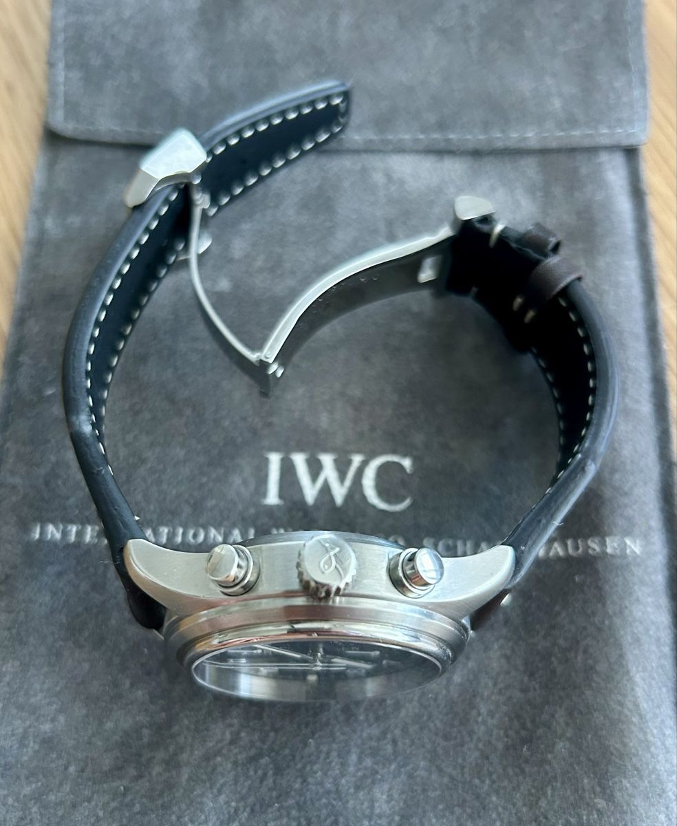 IWC Orologi: IWC Pilot Doppelchronograph  – Usato da Egg b. Zürich venduto da akon750 3