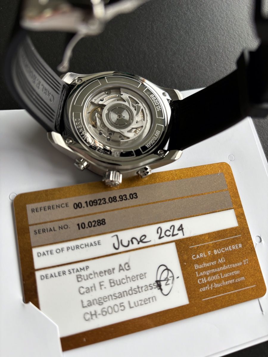 Bucherer Bracciali & Braccialetti: Carl F. Bucherer MANERO CENTRAL COUNTER – Nuovo e nell'imballaggio originale da Solothurn venduto da Tony037 2