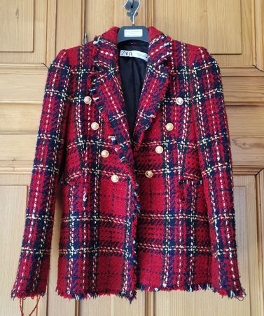 Zara Karo Boucle Blazer 