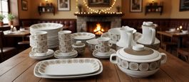 Geschirr Set - Bavaria -48 Teile - PLUS 2 GRATIS TISCHE dazu